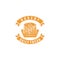 Pancake, vintage bakery logo Ideas. Inspiration logo design. Template Vector Illustration. Isolated On White Background
