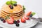 Pancakes with fruits