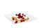 Pancakes with mascarpone and raspberries