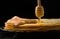 Pancakes. Thin pancakes. Russian bliny. maslenitsa, blini, breakfast, crepe, honey, pastry, stack, pancake, russian, background, c