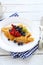 Pancakes with wild berries