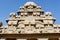 Pancha Rathas Five Rathas of Mamallapuram, an Unesco World Heritage Site in Tamil Nadu, South India