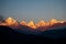 Panchachuli Peaks of Himalayas from Munsyari, Uttarakhand