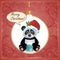 Panda Christmas Card