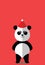 PANDA CHRISTMAS HAT - CHRISTMAS BUDDIES SERIES