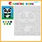 Panda. Color by numbers. Coloring book for kids. Colorful Puzzle Game for Children with answer