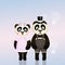 Panda couple