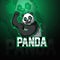 Panda esport mascot logo design