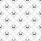 Panda face seamless pattern