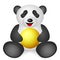 Panda handball ball