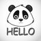 Panda icon, hello panda.