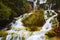 Panda lake waterfalls in Jiuzhai valley