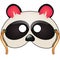 Panda mask. Carnival and masquerade accessories