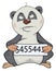 Panda the prisoner Cartoon