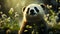 Panda\\\'s Haven: A Majestic Encounter in the Bamboo Forest