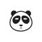Panda. Vector illustration decorative design