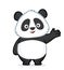 Panda in welcoming gesture