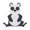 Panda wildlife cute animal cartoon