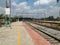 In a Pandavapura Railway Station and Trains Moving to One Station to Another