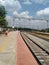 In a Pandavapura Railway Station and Trains Moving to One Station to Another