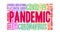 Pandemic animated word cloud.