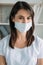 pandemic lifestyle quarantine measures woman mask