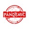 pandemic, simple vector rust dirty red simple circle vector rubber stamp effect