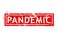 pandemic, simple vector rust dirty red simple rectangle vector rubber stamp effect