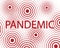 Pandemic word epidemic outbreak coronavirus vector pattern