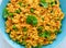 Paneer Bhurji or scrambled cottage cheese curry