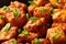 Paneer Manchurian or Paneer 65 close up