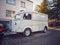 Panel van or simple light truck old Citroen H parked