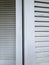 Panel of white window shutters