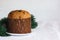 Panettone, traditional italian christmas cake