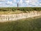 Panga coastal cliff and lighthouse Panga pank, Saaremaa island, near Kuressaare, Estonia. North-Estonian limestone escarpment,