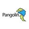 pangolin logo design vector.