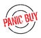 Panic Buy rubber stamp