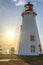 Panmure Lighthouse Sunray Sunrise