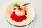 Pannacotta with strawberry sauce
