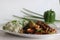 Panner Baby corn Manchurian. A crispy and crunchy Indo Chinese vegetarian dish, in a smooth gravy with stir fried capsicum and