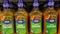 Panning down on bottles of Kraft Zesty Italian Dressing at a Publix grocery store