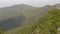 Panning Shot Green Mountains Highland Scenery