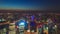 Panning Timelapse: China Shanghai Skyline, Day To Night.