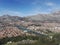 Panomara view of the Trebinje city, Bosnia and Herzegovina
