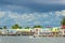 Panoram of Belize city port