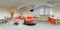 Panorama 360 degree inside dental clinic