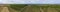 Panorama from above of the vineyards near Flonheim / Germany