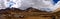 Panorama of Abra La Raya Pass in the Peruvian Andes