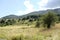 panorama of Abruzzo national park, Pescasseroli Aquila in sunny day