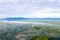 Panorama Aerial view Drone shot of Beautiful scenery landscape sunlight in the morning